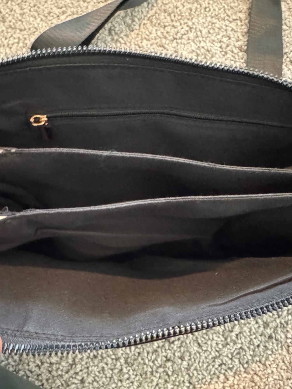 Color Block Multi-Compartment Crossbody Handbag - Picture 3 of 6